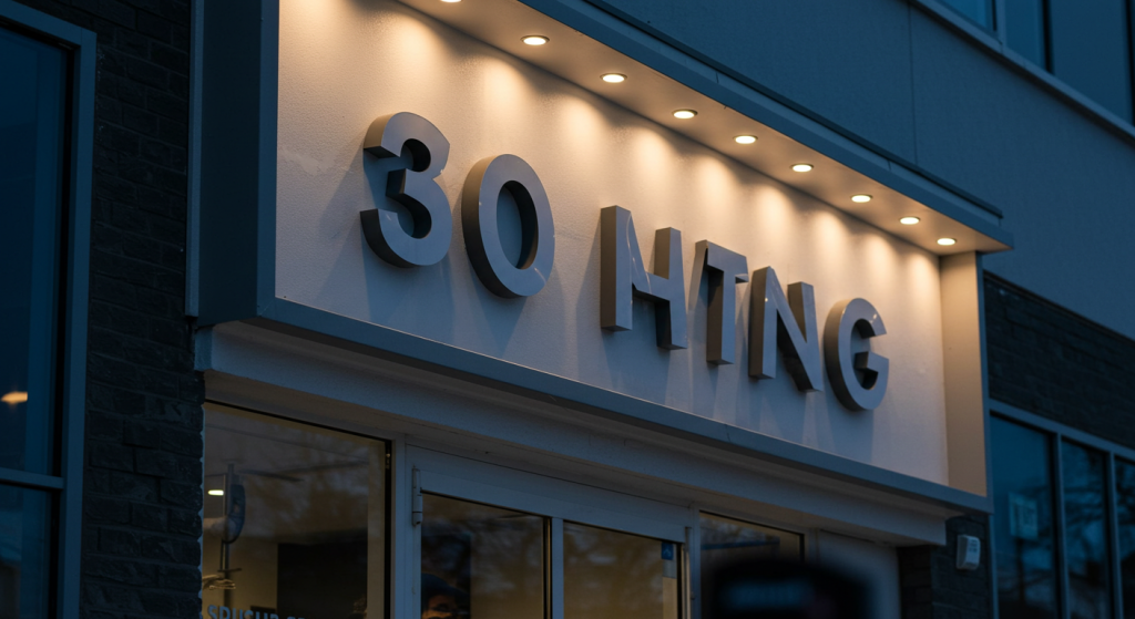 3D Dimensional Sign