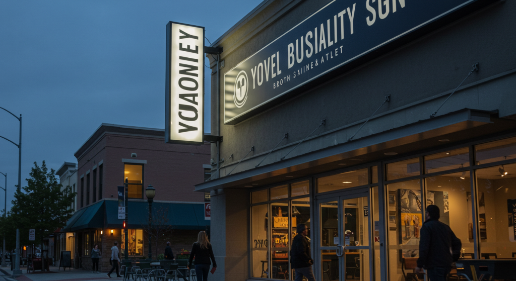 Outdoor Business Signage