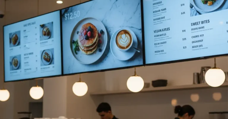 Digital Menu Boards for Restaurants and Cafes