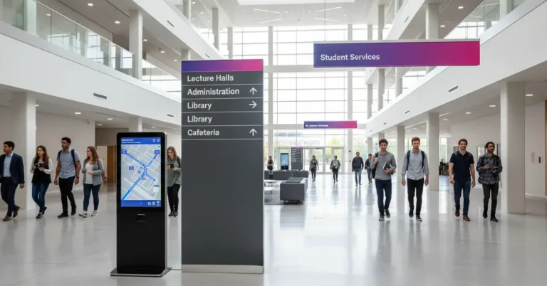 Directional Signage for Large Buildings and Campuses