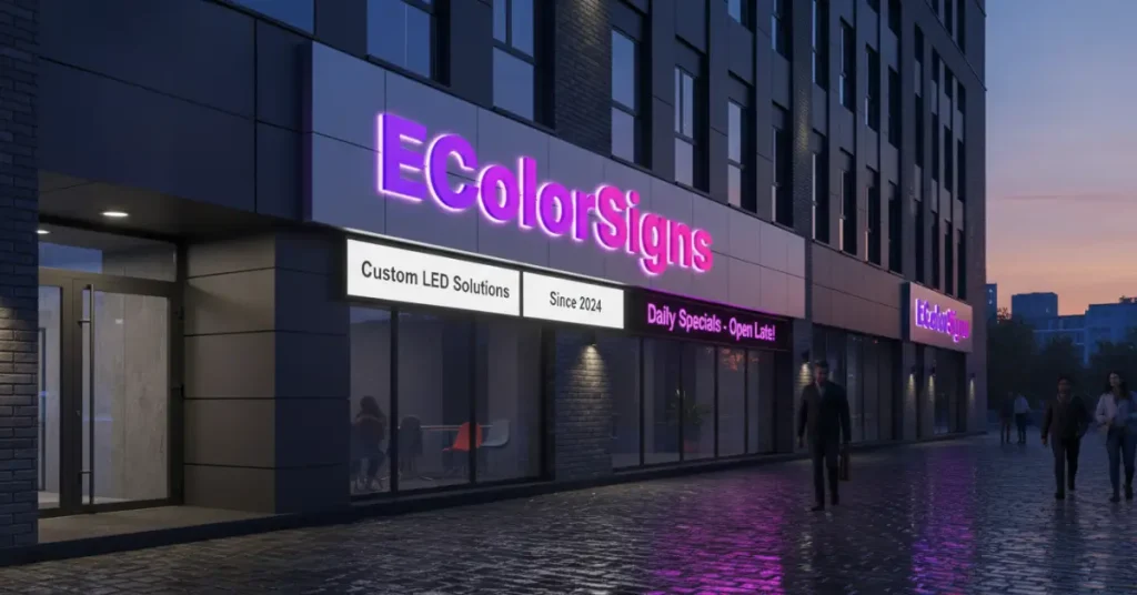 outdoor building signs for business