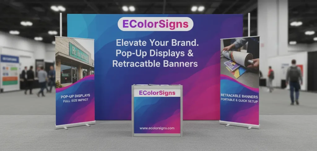 Pop Up Displays vs Retractable Banners