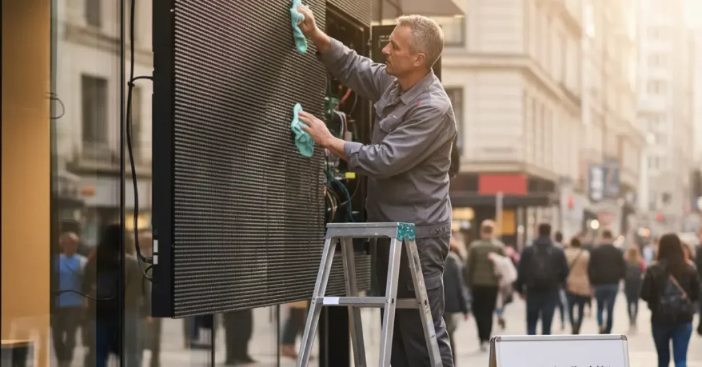 maintenance signs for business