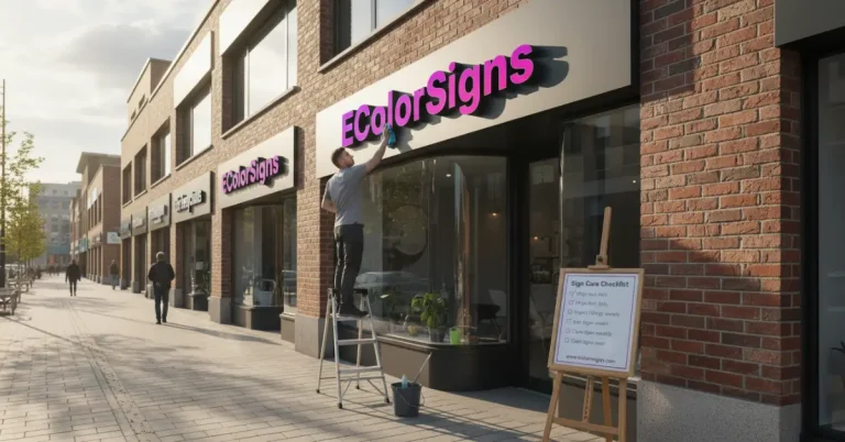 Signage Maintenance Tips for Businesses