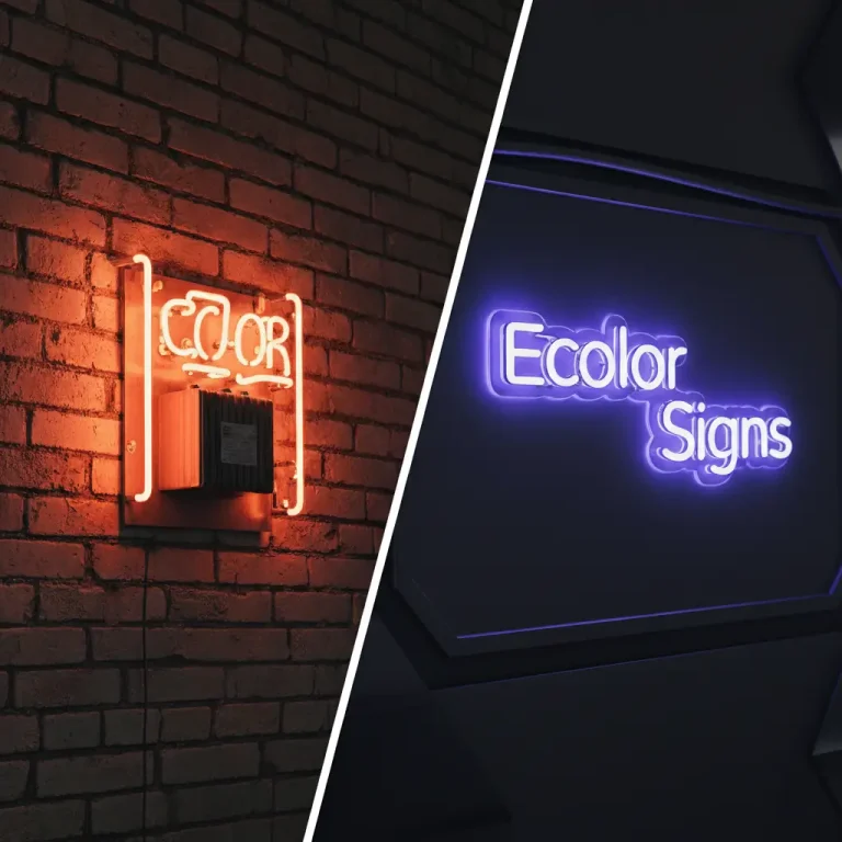 The Real Difference Between Neon Signs and LED Neon Signs