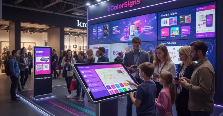 Touchscreen Signage for Retail and Events