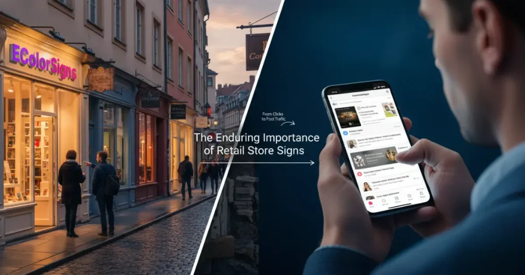 physical store signage designs