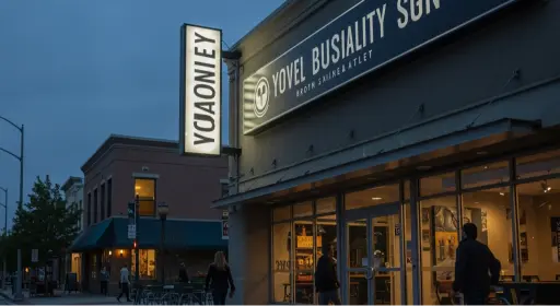 Outdoor Business Signage