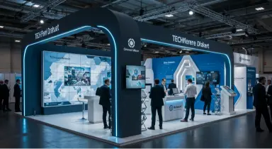Tech Conference Booth Display